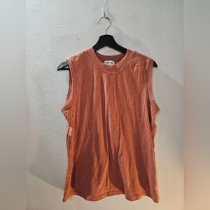 Richer Poorer Rust Orange Muscle Tank Top